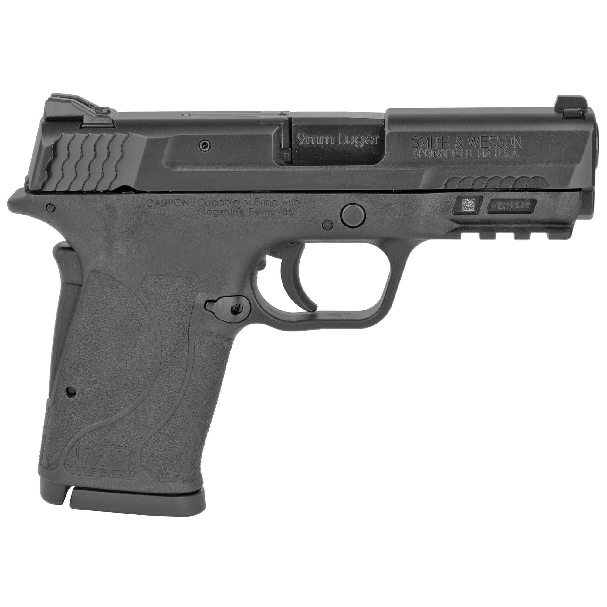 S&W SHIELD 2.0 EZ 9MM 8RD NTS BLK